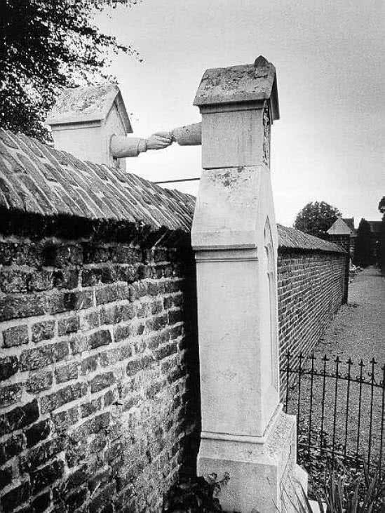 Graves of Catholic women and her protestant  husband, Holland
