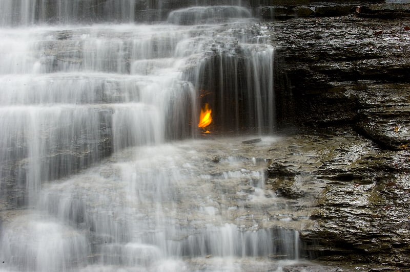 Eternal Flame Falls, United States