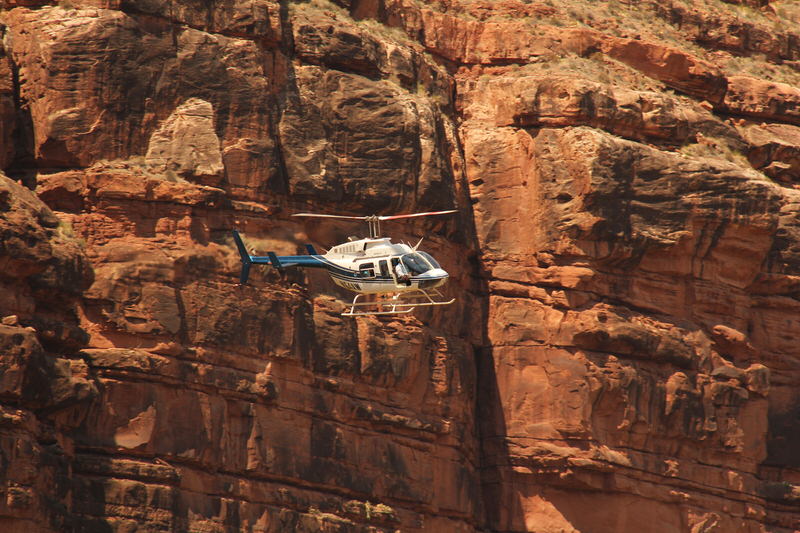 helicopter flight over the grand canyon