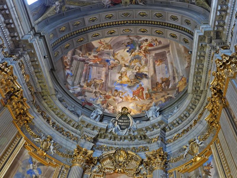 Baroque church of St. Ignatius of Loyola, Rome, Italy